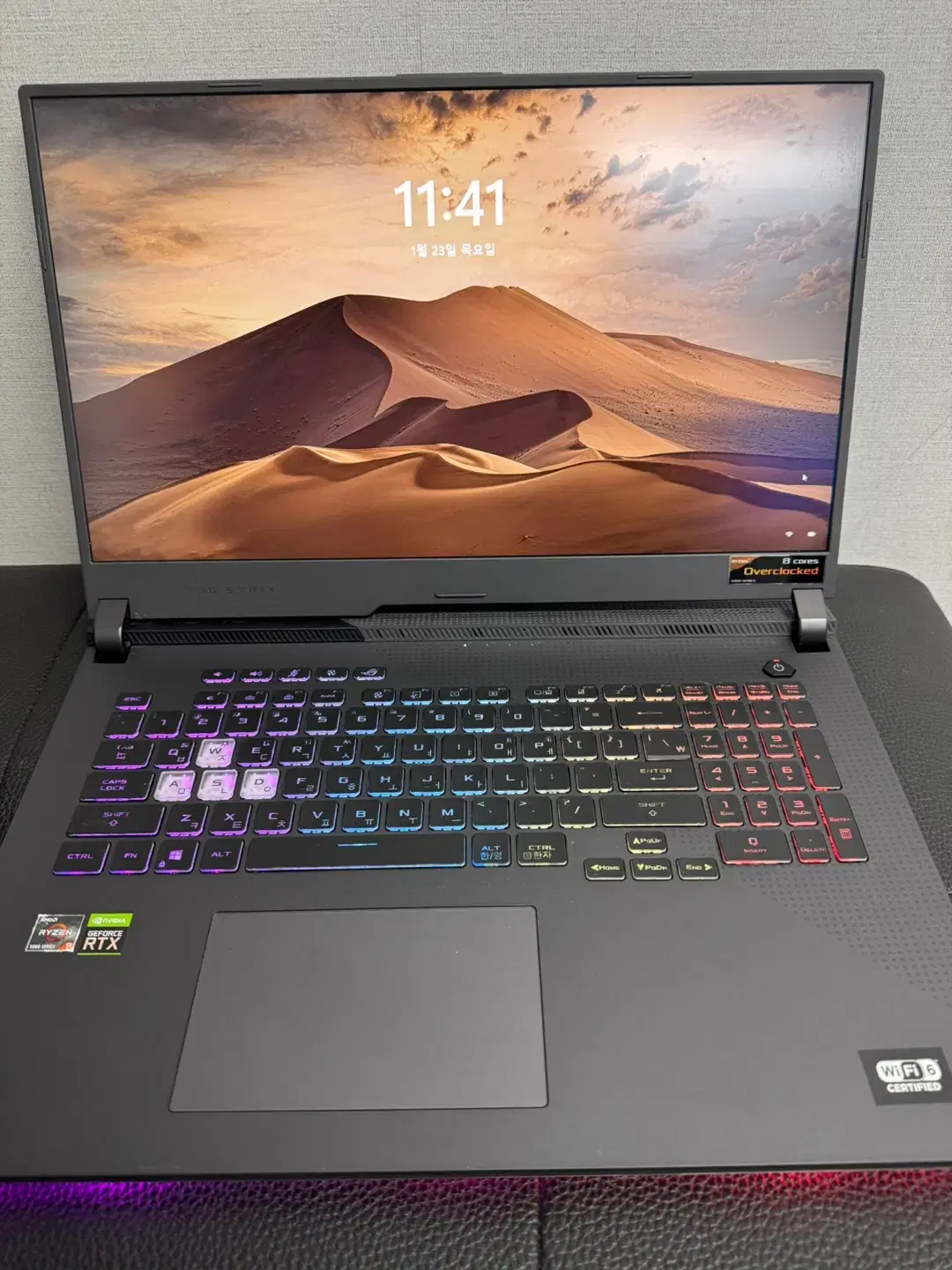 아수스 로그 스트릭스 G713QM-R5935T RTX3060 게이밍노트북